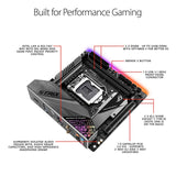 ASUS ROG Strix Z390-I Gaming LGA1151 (Intel 8th and 9th Gen) Mini ITX (MITX) DDR4 DP HDMI M.2 USB 3.1 Gen2 Motherboard