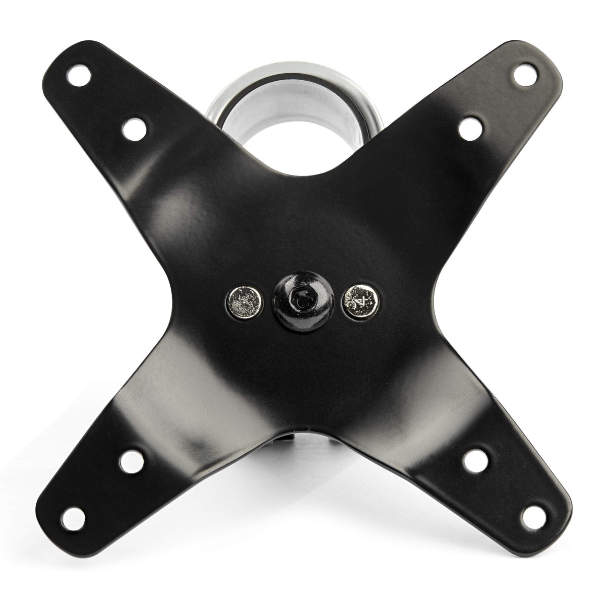 StarTech.com Quad Monitor Mount - Premium - Articulating - for Monitors 13" to 27" - Adjustable VESA 4 Screen Mount - Desk & Grommet Clamp - Silver (ARMDUALPS)