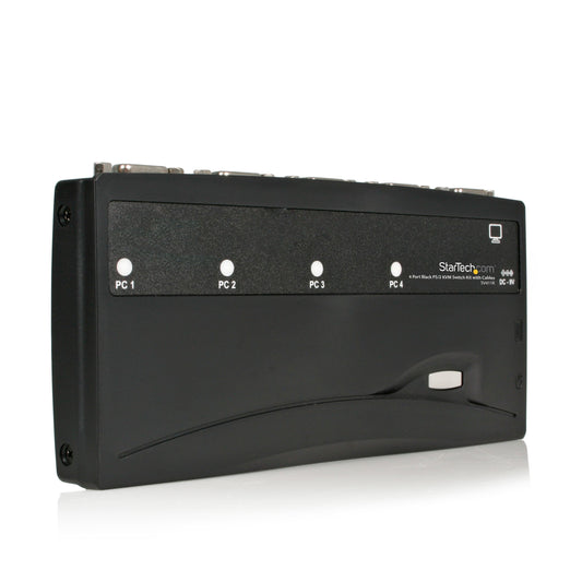 Startech SV411K 4-Port Black Ps/2 Kvm Switch Kit with Cables