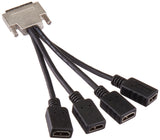 VisionTek Radeon HD 5570 4 Port HDMI VHDCI Graphics Card-900901, Black, Multicolor, Red