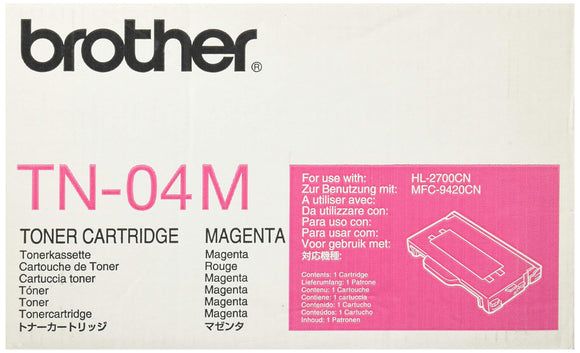 Brother Intl MAGENTA TONER CARTRIDGE ( TN04M )