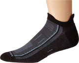 Wrightsock Endurance Double Tab Black/Ash MD (Men's Shoe 5-8, Women's Shoe 6.5-9)
