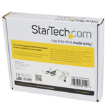 StarTech.com Motherboard Serial Port - Internal - 2 Port - Bus Powered - FTDI USB to Serial Adapter - USB to RS232 Adapter (ICUSB232INT2)