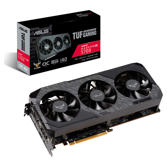 Asus TUF Gaming X3 AMD Radeon Rx 5700 Overclocked 8G GDDR6 HDMI DisplayPort Gaming Graphics Card (TUF 3-RX5700-O8G-GAMING)