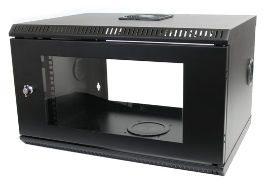 StarTech.com RK619WALL 19-Inch 6U Wall Mount Server Rack Cabinet with Acrylic Door (Black)