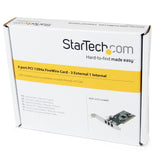 StarTech.com PCI1394MP 4-Port PCI 1394a FireWire Adapter Card, 3 External/1 Internal