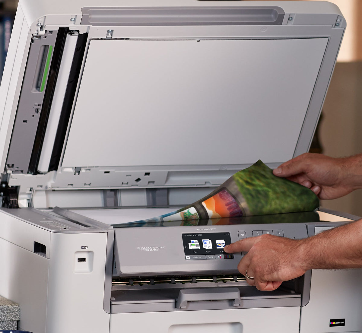 Brother MFCJ6535DW Wireless Color Photo Printer with Scanner, Copier & Fax