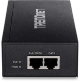 TRENDnet Gigabit Ultra PoE+ Injector, Full Duplex Gigabit Speeds, 100 M Network Range, Supports IEEE 802.3af/802.at/Ultra PoE, Plug & Play, TPE-117GI
