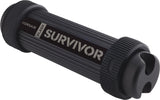 Corsair Flash Survivor Stealth 128GB USB 3.0 Flash Drive (CMFSS3B-128GB), Black