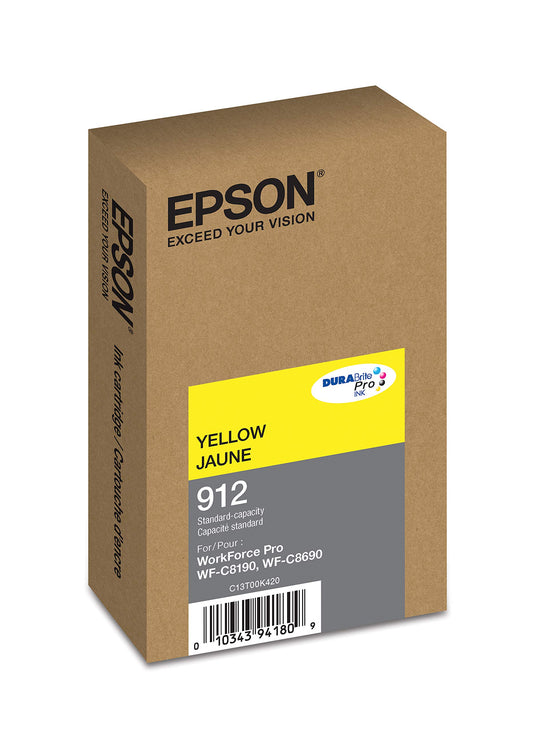 Epson DURABrite Pro T912420 Ink Cartridge - Standard Capacity Yellow