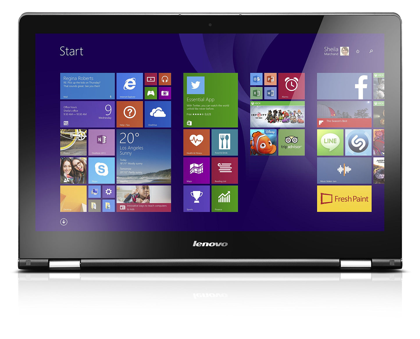 Lenovo Flex 3 15.6-Inch Touchscreen Laptop (Core i5, 8 GB RAM, 1 TB HDD) 80JM001NUS