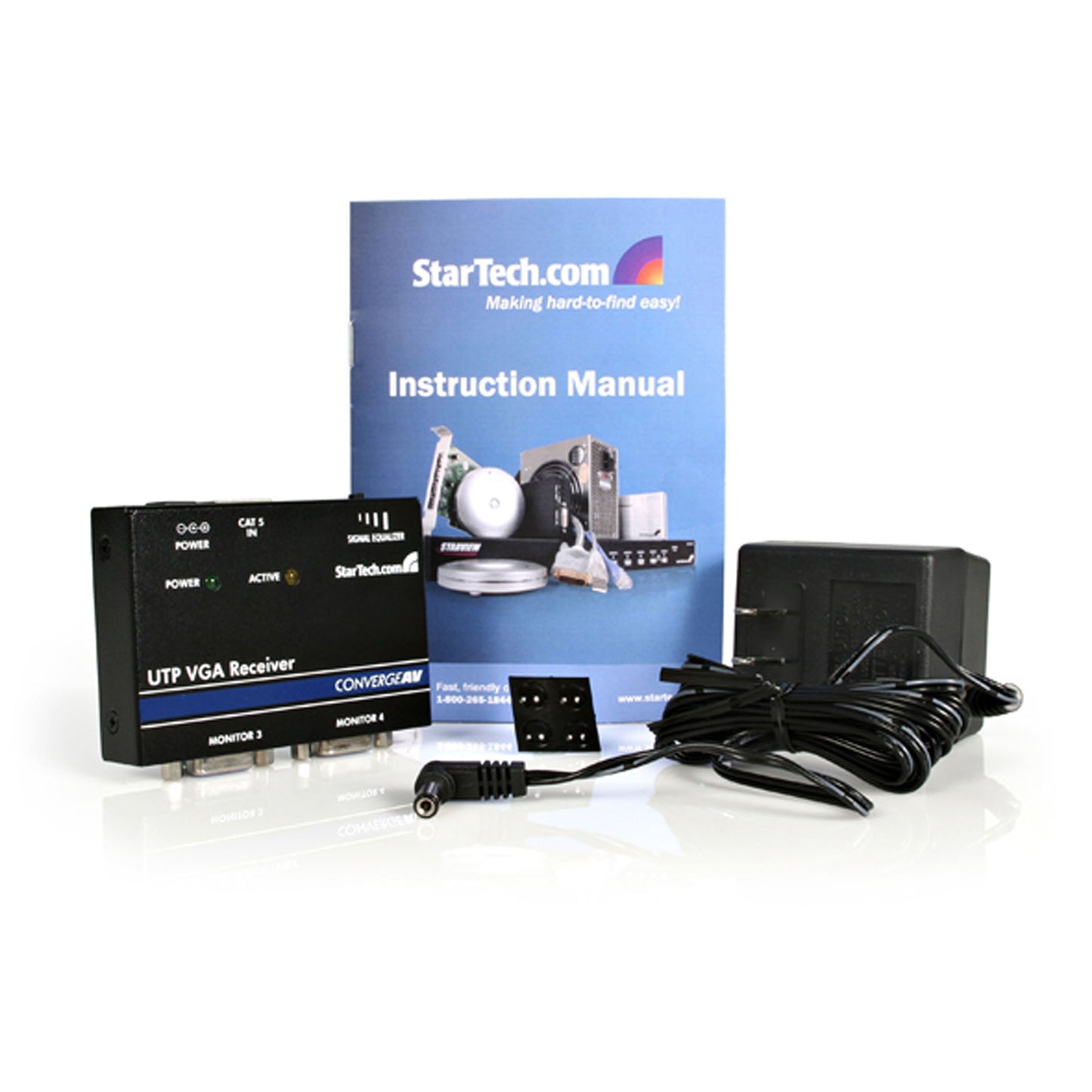 StarTech.com VGA over CAT5 Remote Receiver - VGA Receiver for Line of ST121 VGA Extenders - 500 ft. 150 m (ST121R)