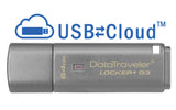 Kingston Digital 64GB Traveler Locker + G3, USB 3.0 with Personal Data Security and Automatic Cloud Backup