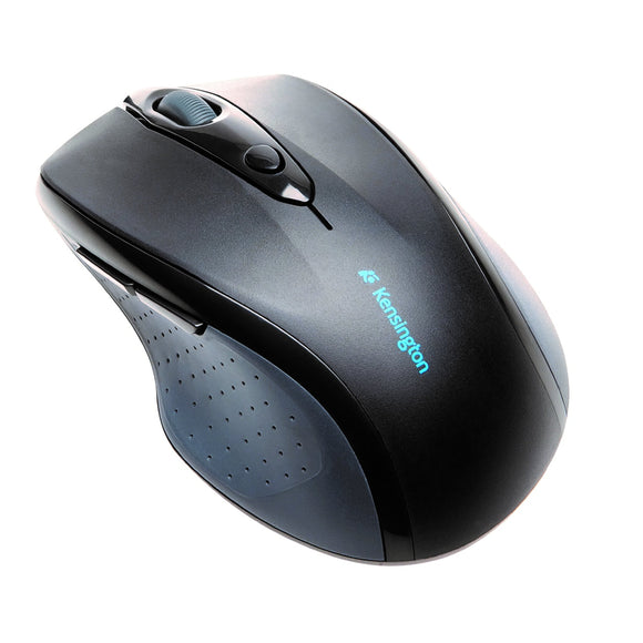 Kensington Pro Fit K72370US Mouse-Optical-Wireless-Radio Frequency-Black-Retail-USB-1200 dpi-Scroll Wheel-Right-handed Only
