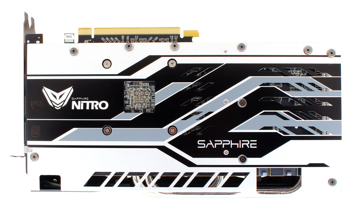 Sapphire 11265-07-20G Radeon Nitro+ Rx 580 4GB GDDR5 Dual HDMI/ DVI-D/ Dual DP with Backplate (UEFI) PCI-E Graphics Card