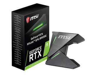 MSI GeForce RTX Nvlink 4 Slot Spacing SLI Bridge (GeForce RTX NVLink GPU Bridge)