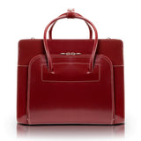 McKleinUSA LAKE FOREST 94336 Red Leather Women's Case w/ Removable Sleeve