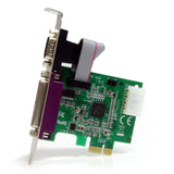 StarTech.com 1S1P Native PCI Express Parallel Serial Combo Card with 16950 UART (PEX1S1P952)