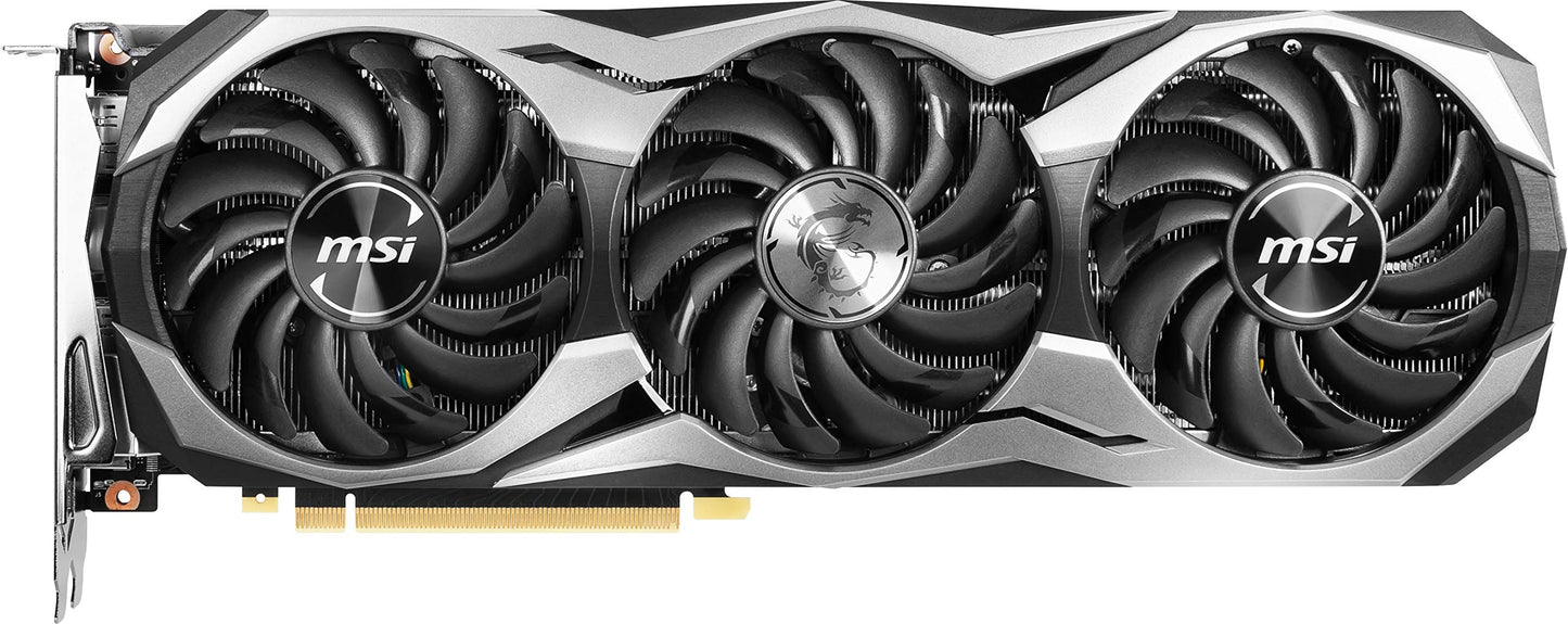 MSI GAMING GeForce RTX 2070 8GB GDRR6 256-bit HDMI/DP/USB Ray Tracing Turing Architecture HDCP Graphics Card (RTX 2070 DUKE 8G OC)