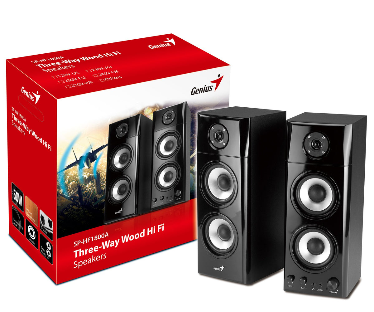 SP-HF1800A 50W Wood Speakers