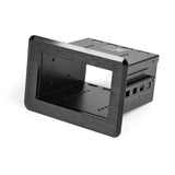 Single-Module Conference Table Connectivity Box - for Adding Power/Charging/AV/Laptop Docking Module (BEZ4MOD)