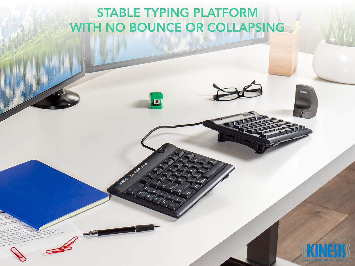 Kinesis Freestyle V3 V-Lifter for Freestyle Solo Keyboard, Black, Provides 5, 10