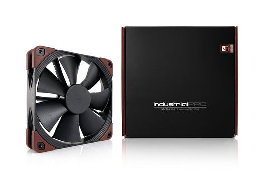 Noctua NF-F12 iPPC-2000, 3-Pin, Heavy Duty Cooling Fan with 2000RPM (120mm, Black)