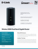 D-LINK Wireless N900 Dual Band Gigabit App-Enabled Router w/ SmartBeam (DIR-855L)