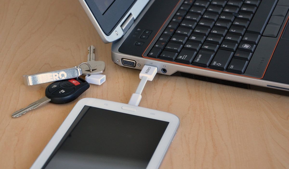 Kero Nomad Authentic Nomad Cable (MCU-W) Micro USB 2.0 A Micro B (White)