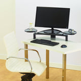 Kensington Flat Panel Monitor Stand -35 lb -21" Flat Panel Display -Black -Desktop