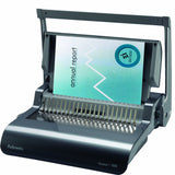 Fellowes 5227201 Quasar Plus 500 Manual Comb Binding Machine with Starter Kit Shredder