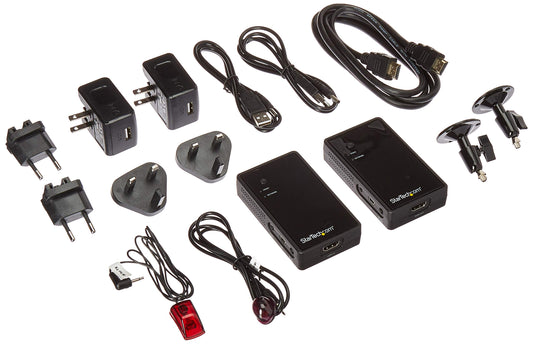 StarTech.com HDMI Wireless Transceiver Kit - Wireless HDMI Video - 165ft / 50m - 1080p - HDMI Over Ethernet - HDMI Extender (ST121WHD2)