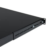 StarTech.com 1U Adjustable Server Rack Mount Shelf - 175lbs - 19.5 to 38in Deep Universal Tray for 19" AV, Data & Network Equipment Rack (ADJSHELFHD)