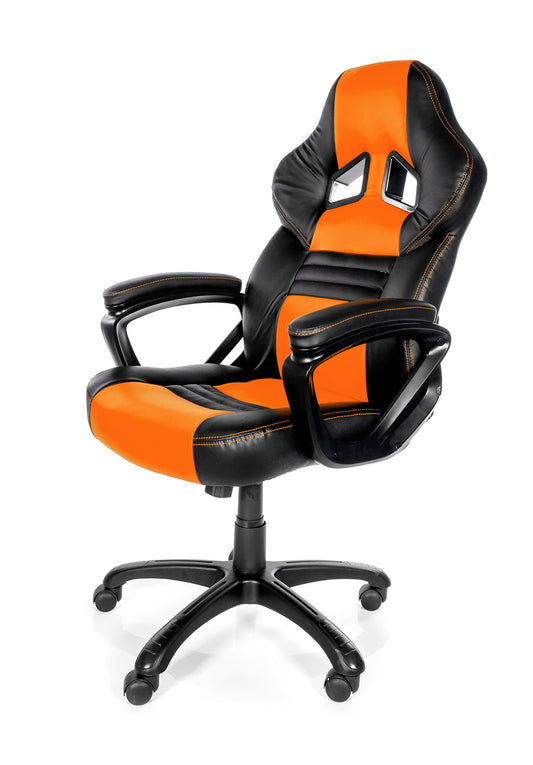 Arozzi Monza Series Gaming Racing Style Swivel Chair, Green/Black