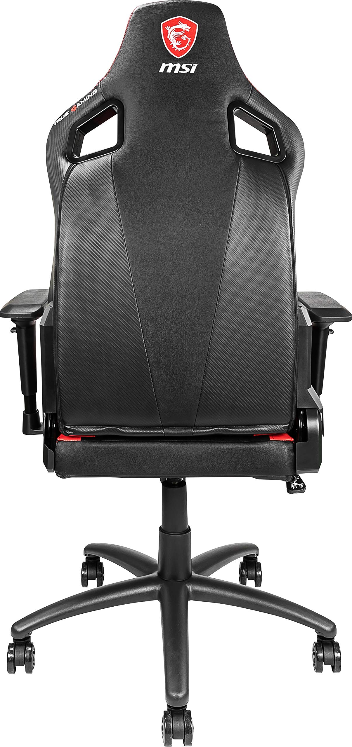 MSI MAG CH110 Gaming Chair Ergonomic Office Chair with Steel Frame Support, Breathable Molded Foam, 180-Degree Reclinable, 4D Multi-Adjustable Armrests, Headrest Pillow and Lumbar Cushion Included