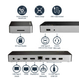 StarTech.com DK30CHDDPPD Dual Monitor USB C Dock - 60W Power Delivery - 4K DP/HDMI - Mac/Windows - Laptop Docking Station