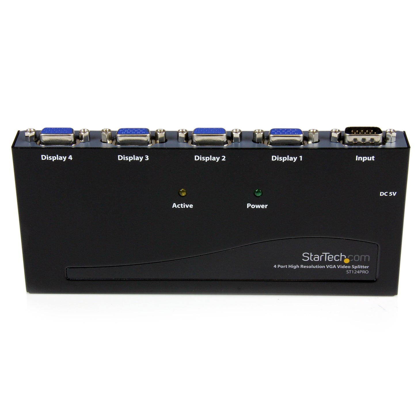 StarTech.com 4-Port VGA Video Splitter - 300 MHz- VGA Splitter - 4 port - 2048x1536 @ 80Hz (ST124PRO)