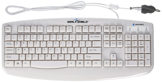 Silver Storm Washable Keyboard - Ip-66 Washable, True Type, Full Travel Keys, 24