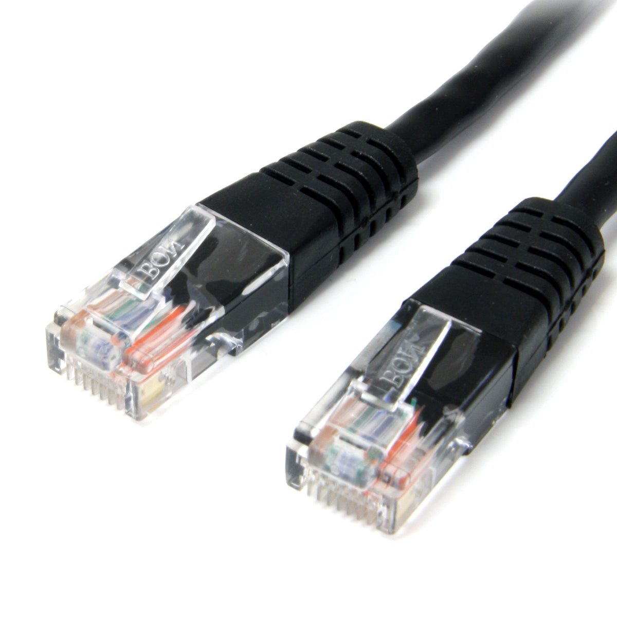 StarTech.com M45PATCH6BK Molded RJ45 UTP Cat 5e Patch Cable, 6-Feet (Black)