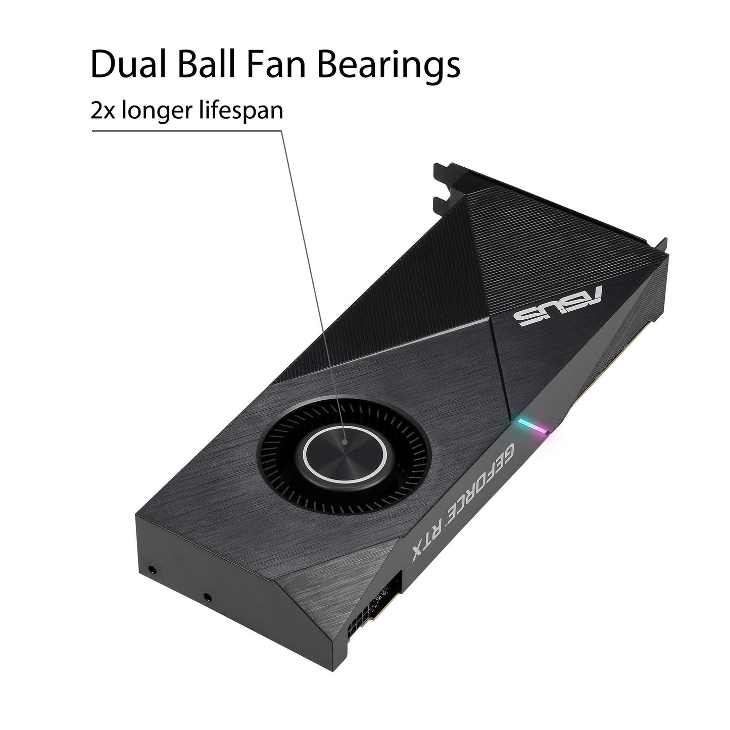 Asus GeForce RTX 2060 Super 8G Turbo Edition GDDR6 HDMI DisplayPort Graphics Card (TURBO-RTX2060S-8G-EVO)