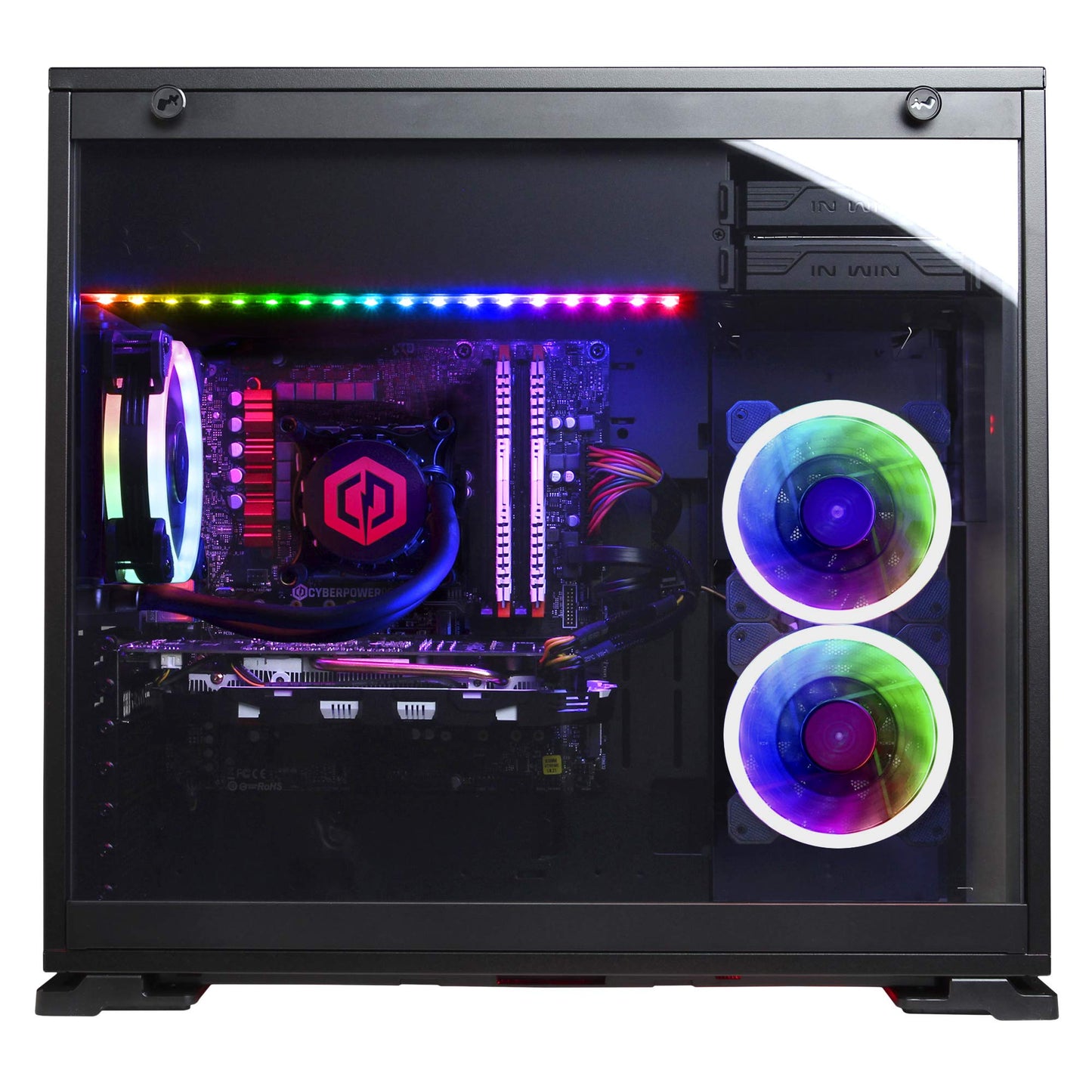 CYBERPOWERPC Gamer Supreme Liquid Cool SLC9100CPGV2 w/AMD Ryzen 7 3700X 3.6GHz Gaming Computer