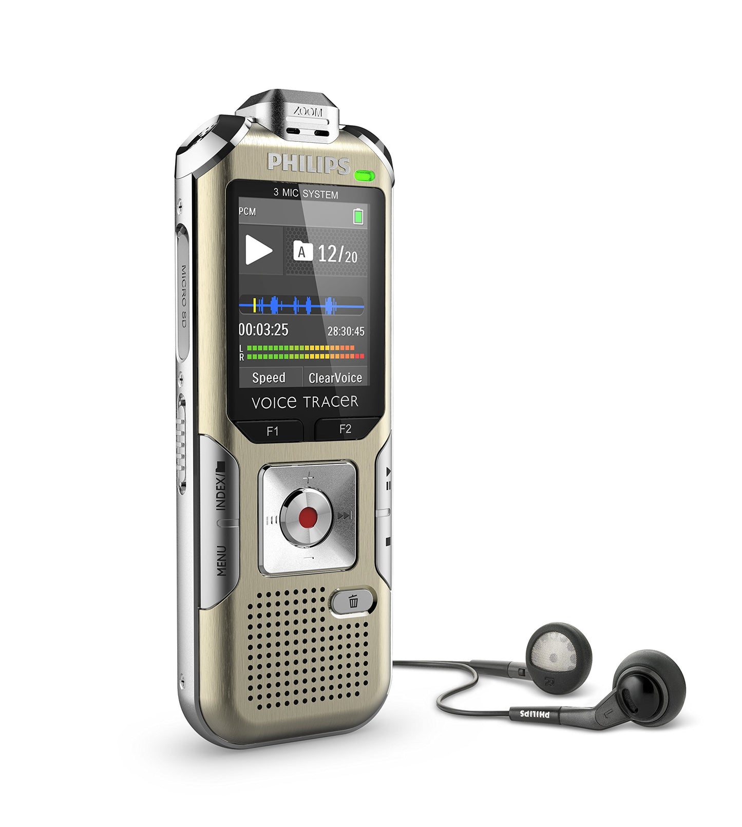 Philips DVT6500 Voice Tracer Digital Recorder for Music Recording Voice Recorder