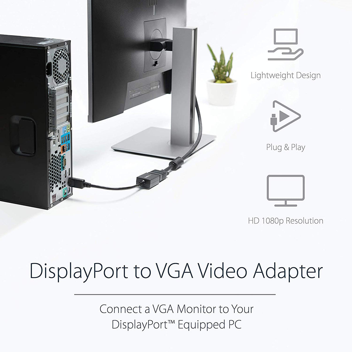 StarTech.com DisplayPort to HDMI 4K Audio/Video Converter