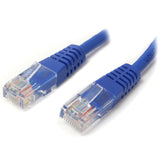 StarTech.com M45PATCH5BL Blue Molded RJ45 UTP Cat 5e Patch Cable, 5-Feet