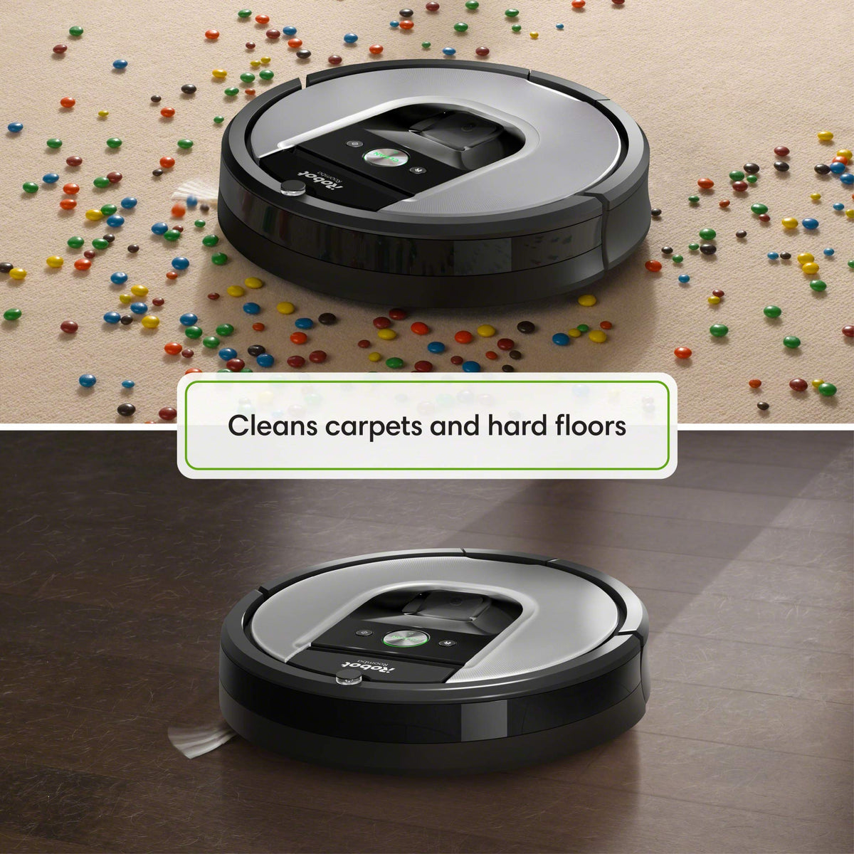 Open Box iRobot Roomba 960 Robot Vacuum- Wi-Fi Connected Mapping, Works with Alexa, Ideal for Pet Hair, Carpets, Hard Floors