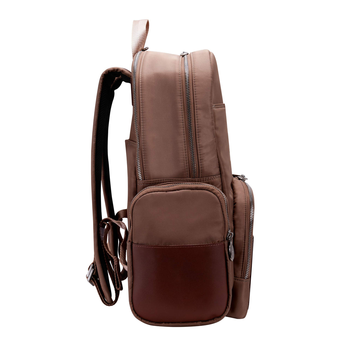 McKlein 18364 USA Cumberland 17" Nylon Dual Compartment Laptop Backpack Khaki