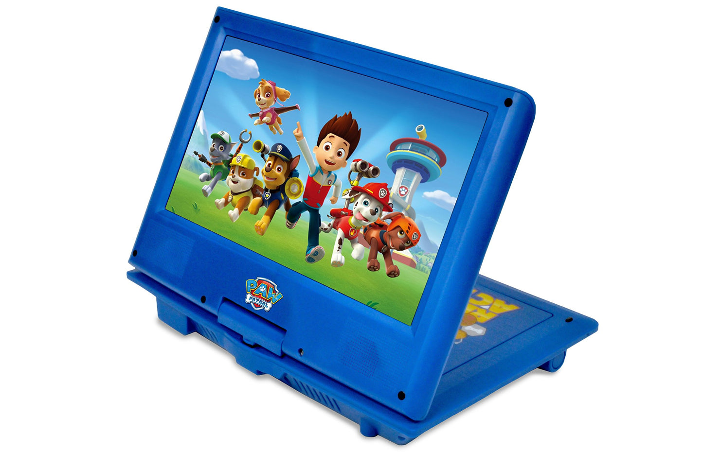 Ematic NPW7221PW Nickelodeons Paw Patrol Theme Portable DVD Player with 9-Inch Swivel Screen, Travel Bag and Headphones, Blue