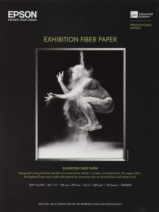 Fiber Paper - 8.5 X 11 Inch - Epson Stylus Pro 11880 (Colorburst)/3800 (Professi