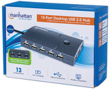 Manhattan Products 13 Port USB Hub wPower ADP 162463