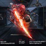 LG 38GL950G-B 38 inch Ultragear Nano IPS 1ms Curved Gaming Monitor with 144HZ Refresh Rate and NVIDIA G-SYNC